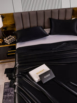 [Black] SilkSilky  22Momme Bedding Set 005