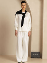 [Black] SilkSilky  Scarf 005
