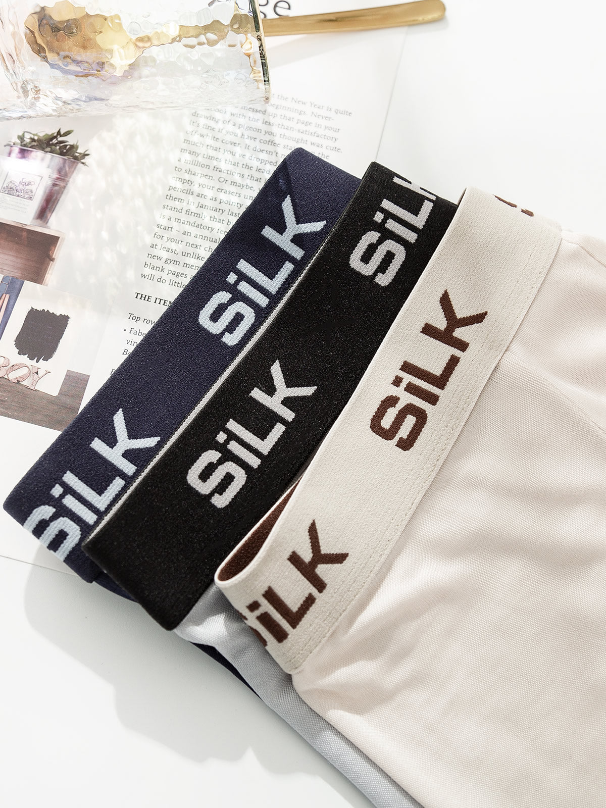 [Multi] SilkSilky  Pure Silk Mens Underwear 004