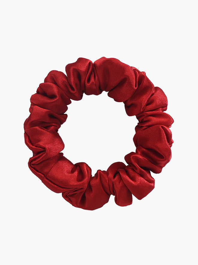 SilkSilky  19Momme Pure Silk Scrunchie Wine 005