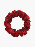 SilkSilky US 19Momme Pure Silk Scrunchie Wine 005