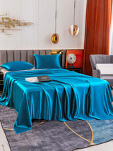 [Teal] SilkSilky  19Momme Bedding Set 003