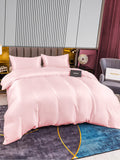 SilkSilky US 22Momme Pure Silk Bedding Set Pink 004