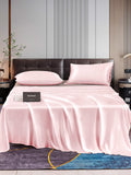 SilkSilky US 22Momme Pure Silk Bedding Set Pink 001