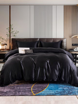[Black] SilkSilky  22Momme Bedding Set 001