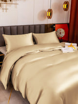 [Beige] SilkSilky  19Momme Bedding Set 003