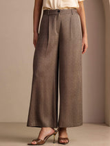 [Coffee] SilkSilky Womens Pants 003