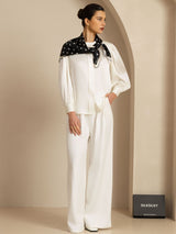 [Black] SilkSilky Scarf 006