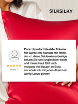 [White] SilkSilky  19Momme Pure Silk Pillowcase 003