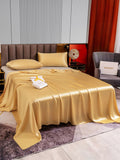 SilkSilky US 22Momme Pure Silk Bedding Set Champagne 004