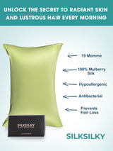 [Mint Green] SilkSilky  19Momme Pillowcase 003