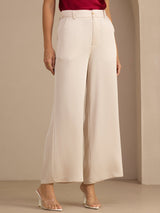 [Beige] SilkSilky Womens Pants 003