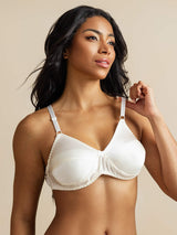 [White] SilkSilky  Bra 003