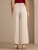 [Beige] SilkSilky Womens Pants 002