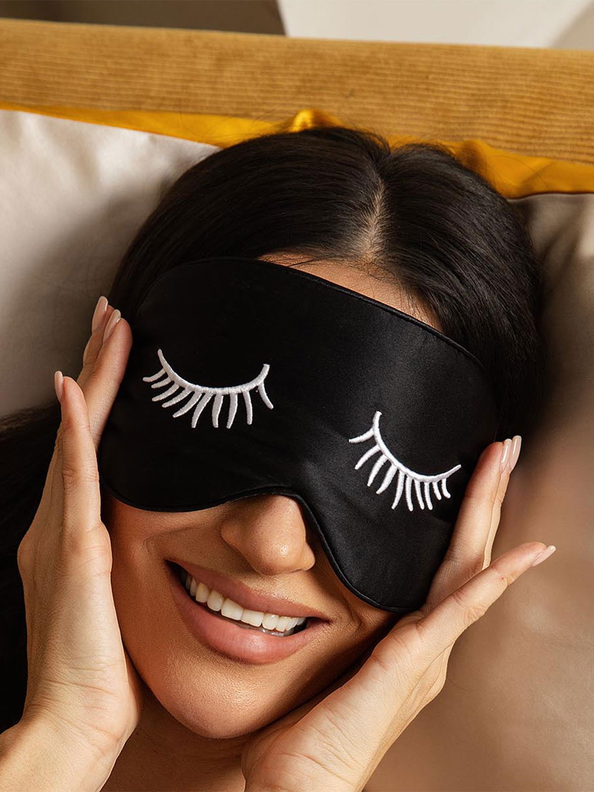 [WhiteEyelashes] SilkSilky Pure Silk Eye Mask 003