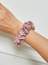 [Pale Mauve] SilkSilky  Scrunchie 001