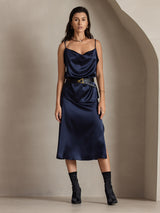 [Dark Blue] SilkSilky  Skirt 003