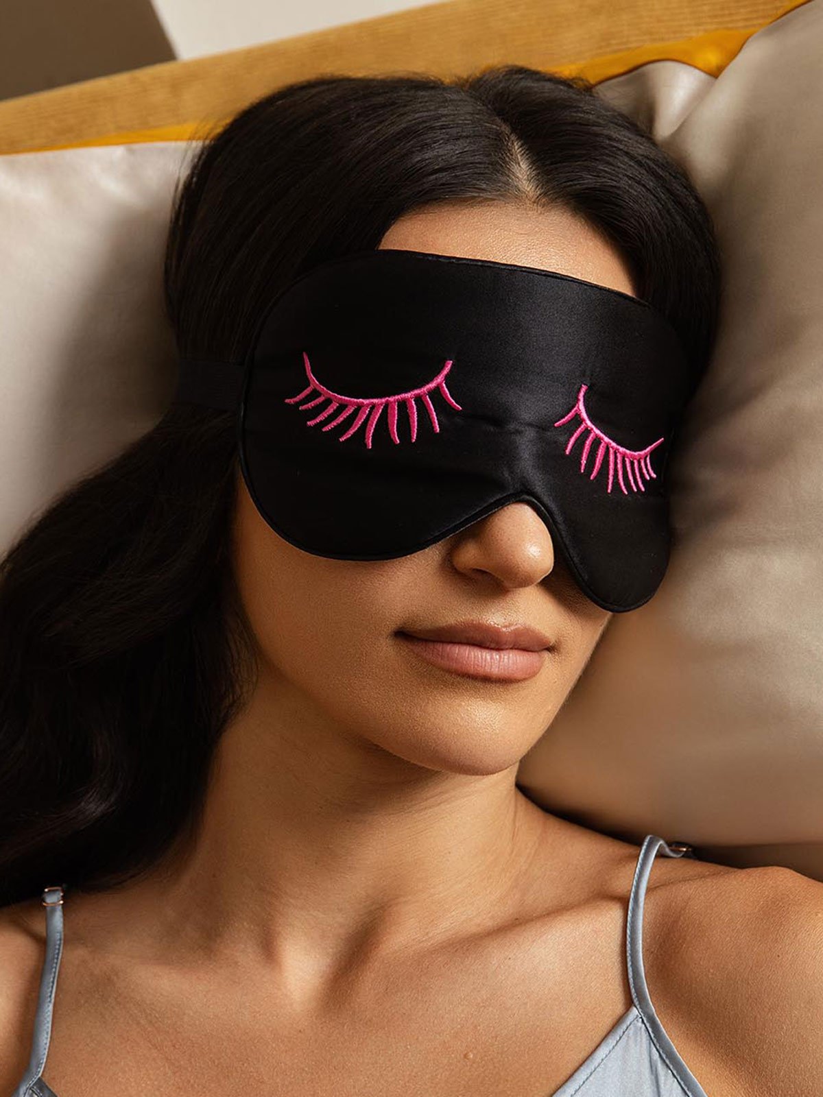 [PinkEyelashes] SilkSilky Pure Silk Eye Mask 003
