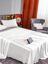 [White] SilkSilky  22Momme Bedding Set 004