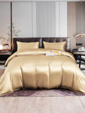 SilkSilky US 22Momme Pure Silk Bedding Set Beige 002