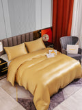 SilkSilky US 22Momme Pure Silk Bedding Set Champagne 002