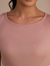 [Pink] SilkSilky  Sleeveless Crew Neck Camisole Top 006