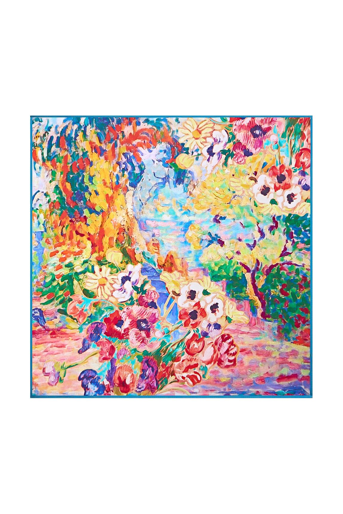 [Multi] SilkSilky Pure Silk Scarf 003