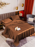 SilkSilky-US-19Momme-Pure-Silk-Bedding-Set-Coffee-001