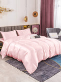 SilkSilky US 19Momme Pure Silk Bedding Set Pink 004