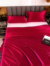 [Wine] SilkSilky  19Momme Bedding Set 004