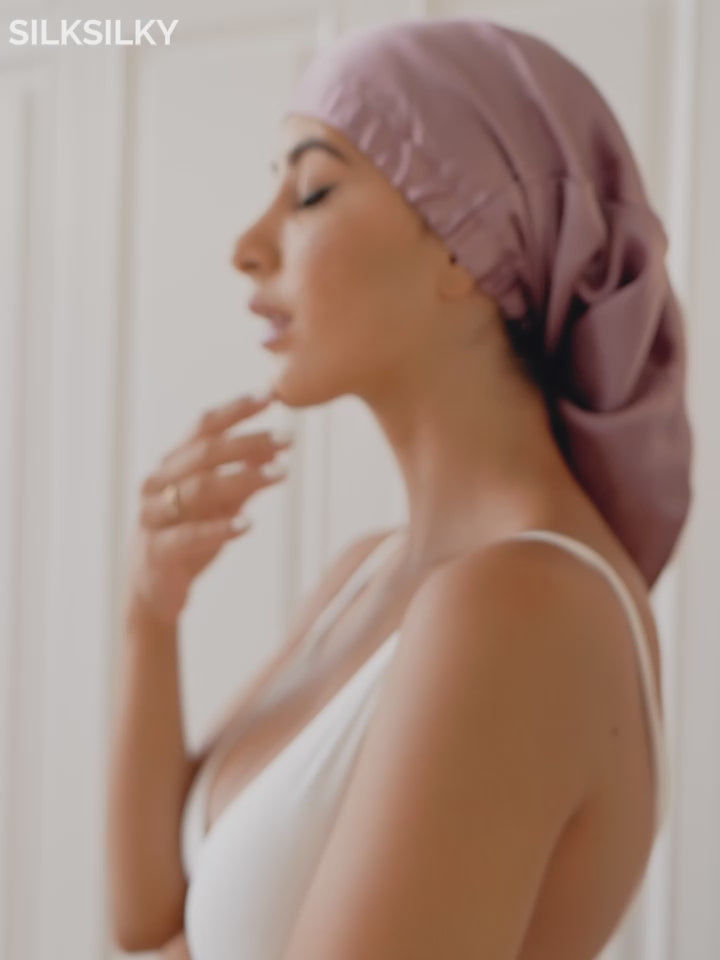 SilkSilky  Pure Silk Sleep Cap video 001