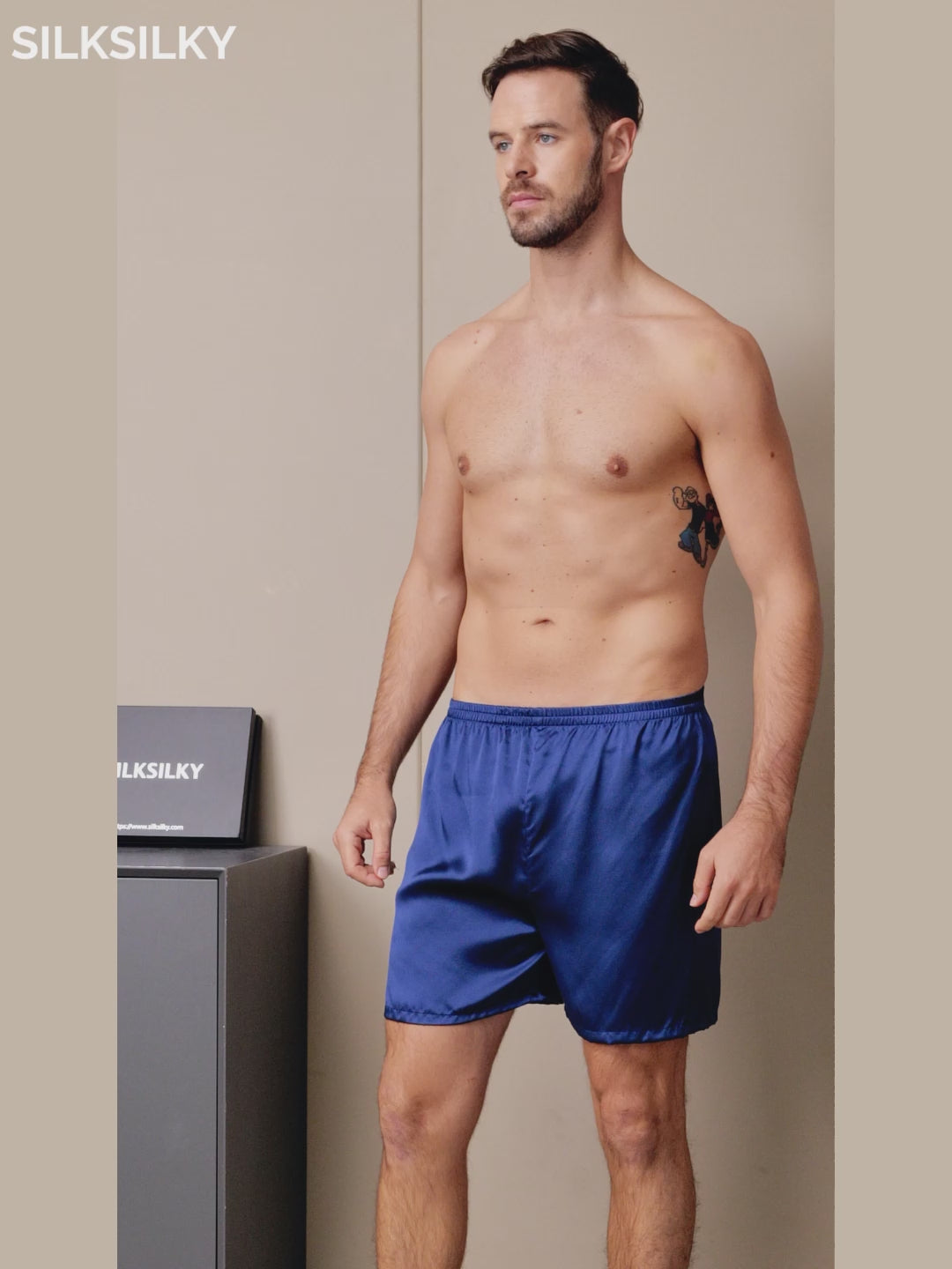 SilkSilky-US-Pure-Silk-Mens-Sleep-Bottoms-video-001