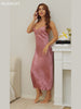 SilkSilky-US-Pure-Silk-Deep-V-Neck-Nightgown-video-001