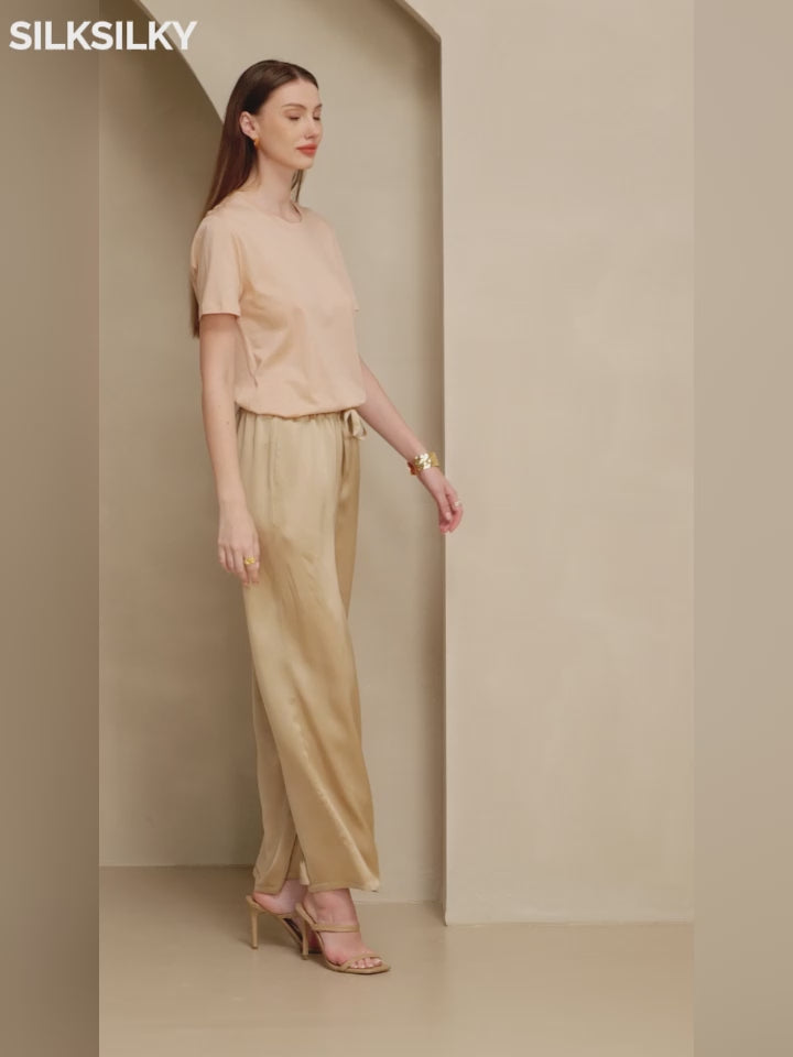 SilkSilky-US-Pure-Silk-Womens-Pants-video-001