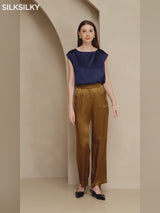 SilkSilky 19Momme Silk Womens Pants-video-001