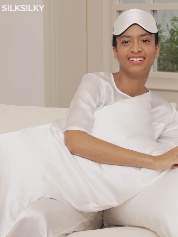 SilkSilky  30Momme Pure Silk Pillowcase video 001