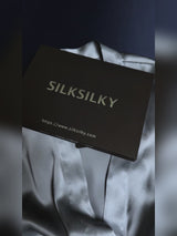 SilkSilky  Long Sleeve Women's Robe video 001
