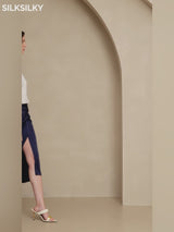 SilkSilky  19Momme Skirt video 001