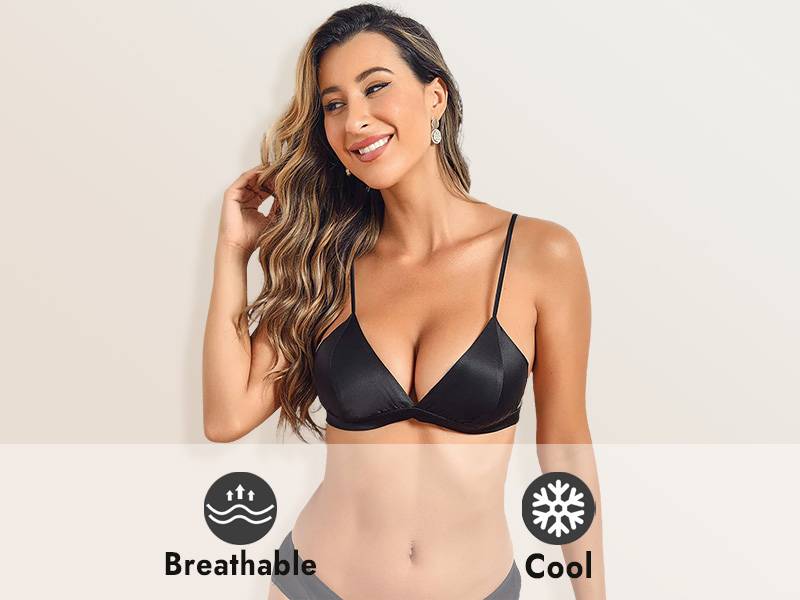 Silk Jersey Wireless Sexy Bra (Panty not included) – SILKSILKY
