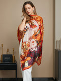 SilkSilky US Pure Silk Scarf Multi 013