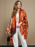 SilkSilky US Pure Silk Scarf Multi 015