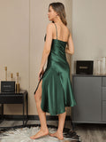 SilkSilky-US-19Momme-Pure-Silk-Sleeveless-Cowl-Neck-Dress-Dark-Green-006