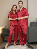 SilkSilky-US-Pure-Silk-Short-Sleeve-Couple-Wine-005