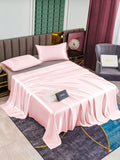 SilkSilky US 25Momme Pure Silk Bedding Set Pink 002