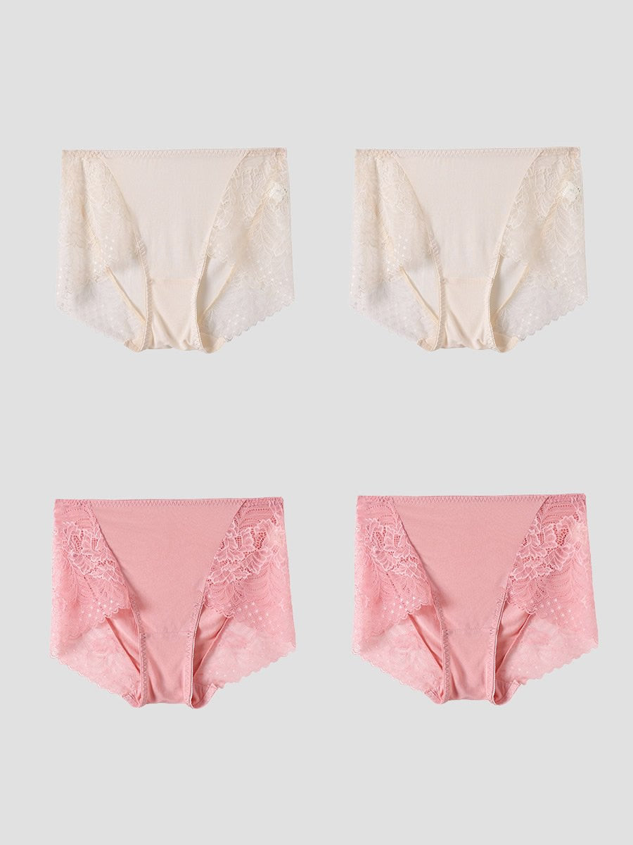 SilkSilky US Silk Knitted Panty Pink 020