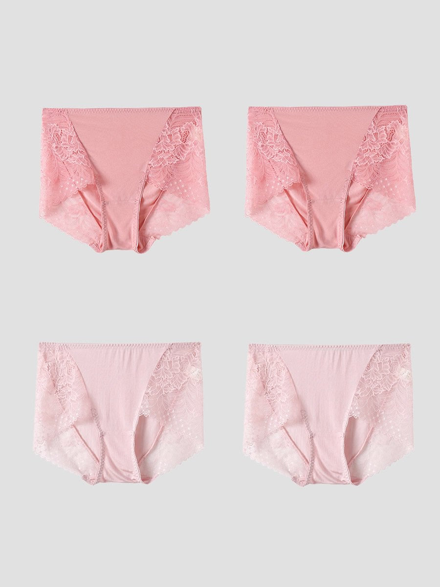 SilkSilky US Silk Knitted Panty Pink 024