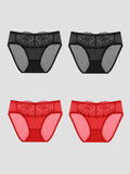 SilkSilky US Silk Knitted Panty Red 012