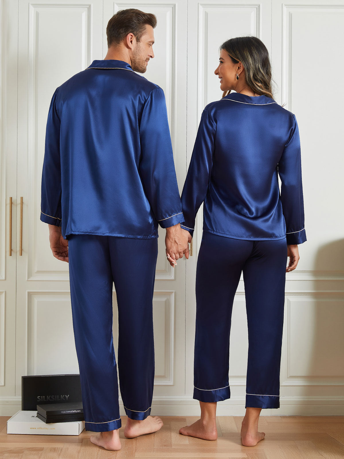 Unisex Silky Pajama Set main image 1