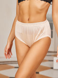 SilkSilky US Silk Knitted Panty Ivory 003