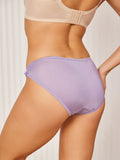 SilkSilky US Silk Knitted Panty Lavender 003